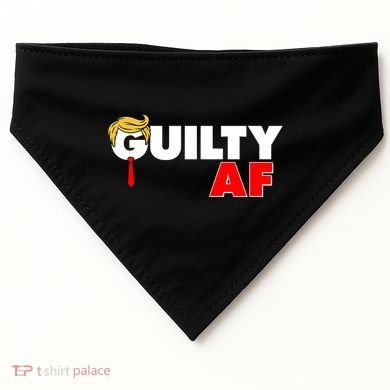 Guilty Af Trump USA-Made Doggie Bandana