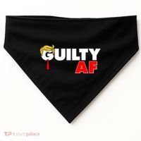 Guilty Af Trump USA-Made Doggie Bandana thumb 0