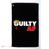 Guilty Af Trump Golf Towel thumb 0