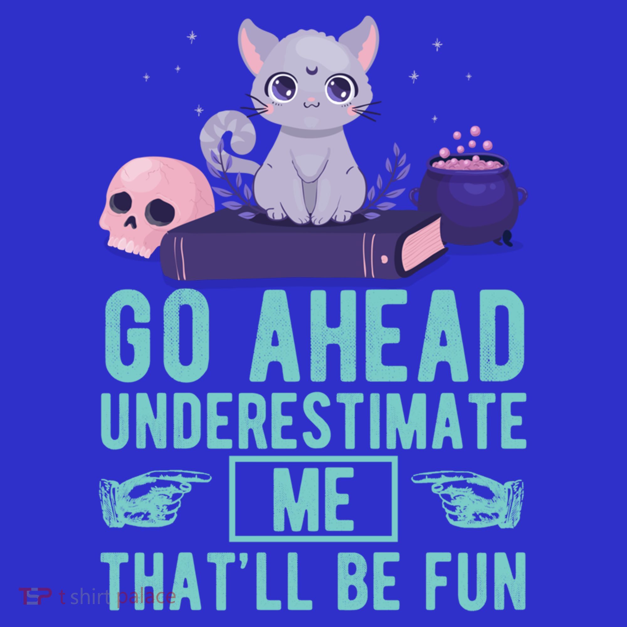 Go Ahead Underestimate Me That'll Be Fun Witch Cat Lover Meaningful Gift Sweatshirt