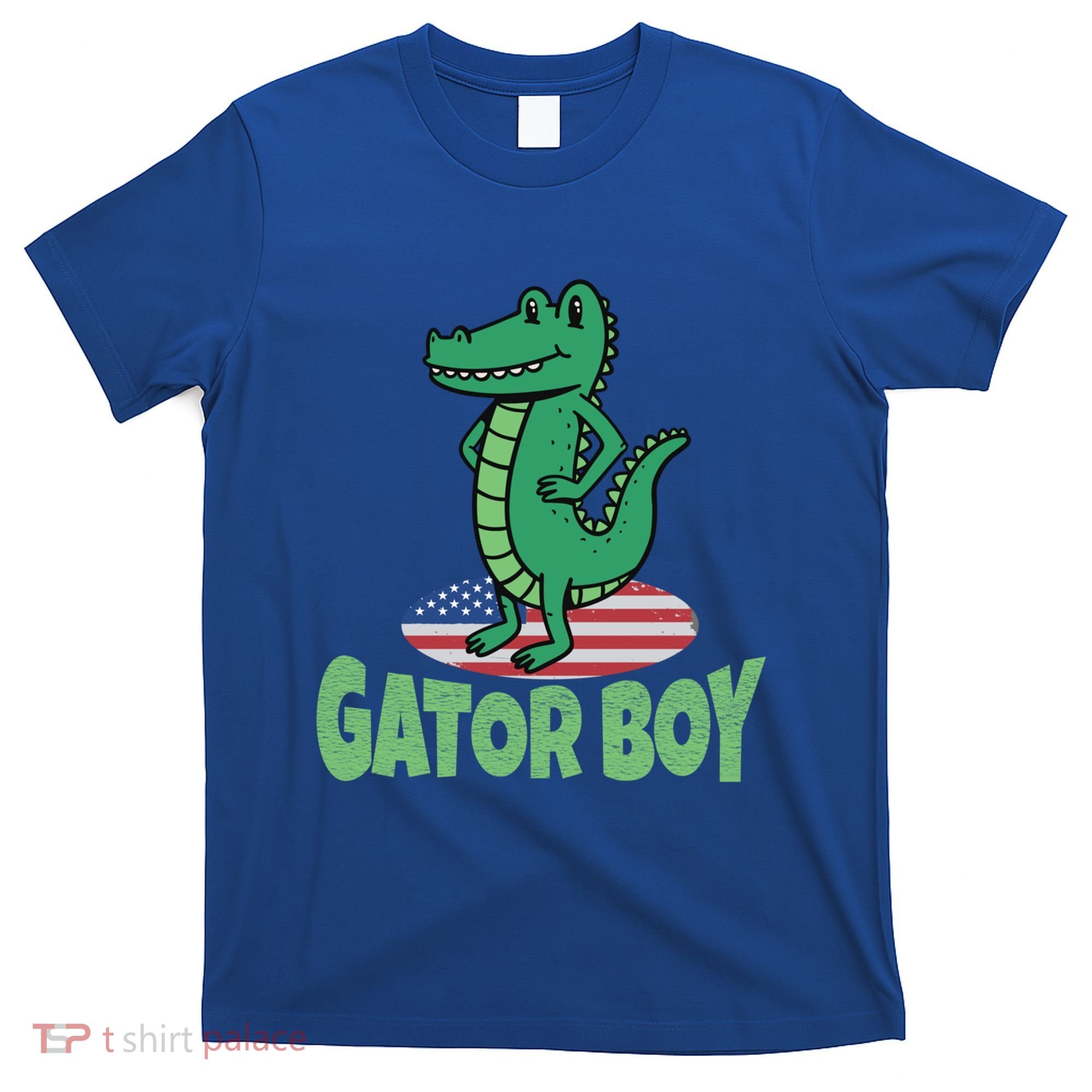 Gator American Usa Flag Alligator Crocodile Funny Gift T-Shirt