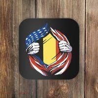 Germany And United States Flag Coaster thumb 0