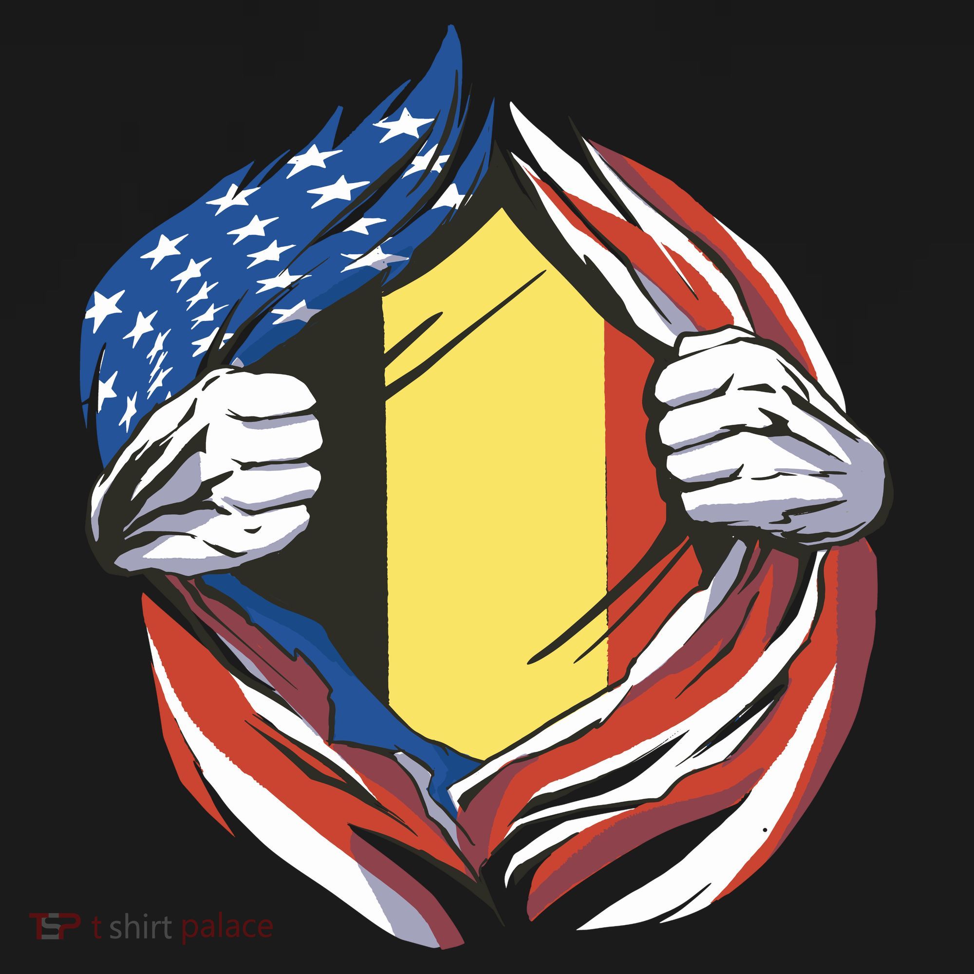 Germany And United States Flag Coaster