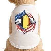 Germany And United States Flag Doggie Tank thumb 0