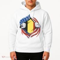 Germany And United States Flag Hoodie thumb 2
