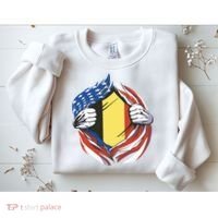 Germany And United States Flag Sweatshirt thumb 2
