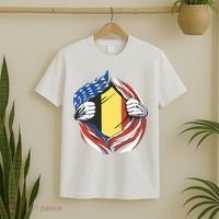 Germany And United States Flag T-Shirt thumb 2