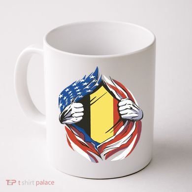 Germany And United States Flag Coffee Mug