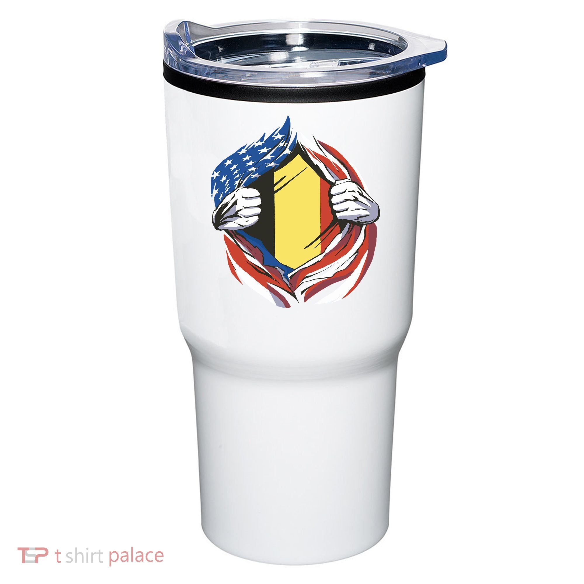Germany And United States Flag Tumbler