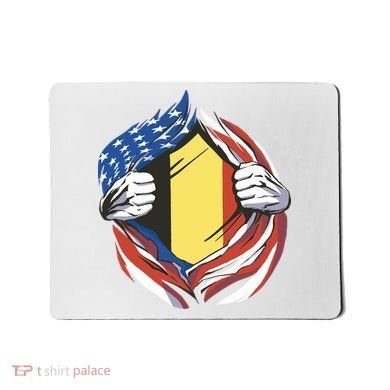 Germany And United States Flag Mousepad