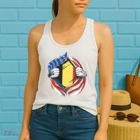 Germany And United States Flag Women's Tank Top thumb 2