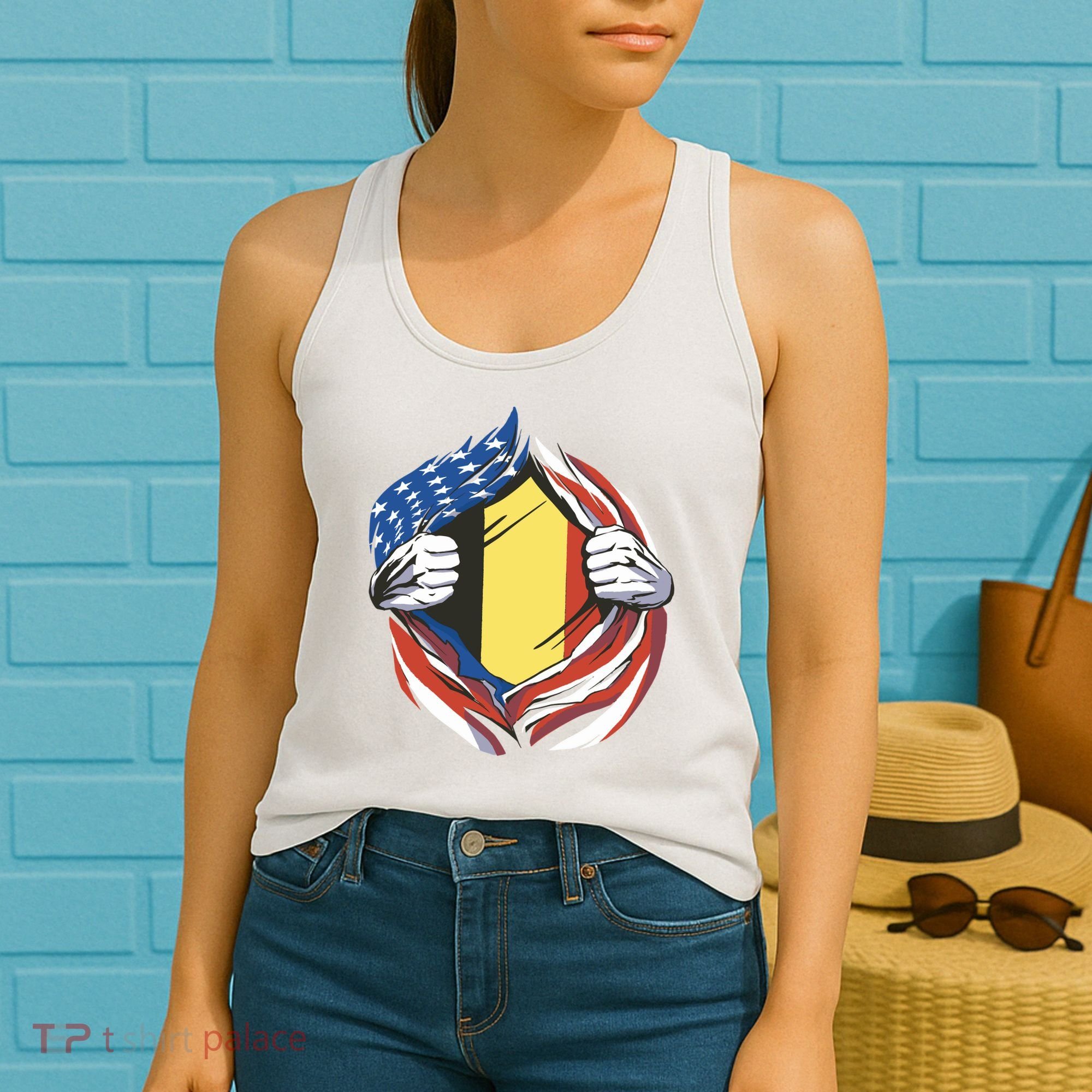 Germany And United States Flag Women's Tank Top