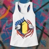 Germany And United States Flag Women's Tank Top thumb 3