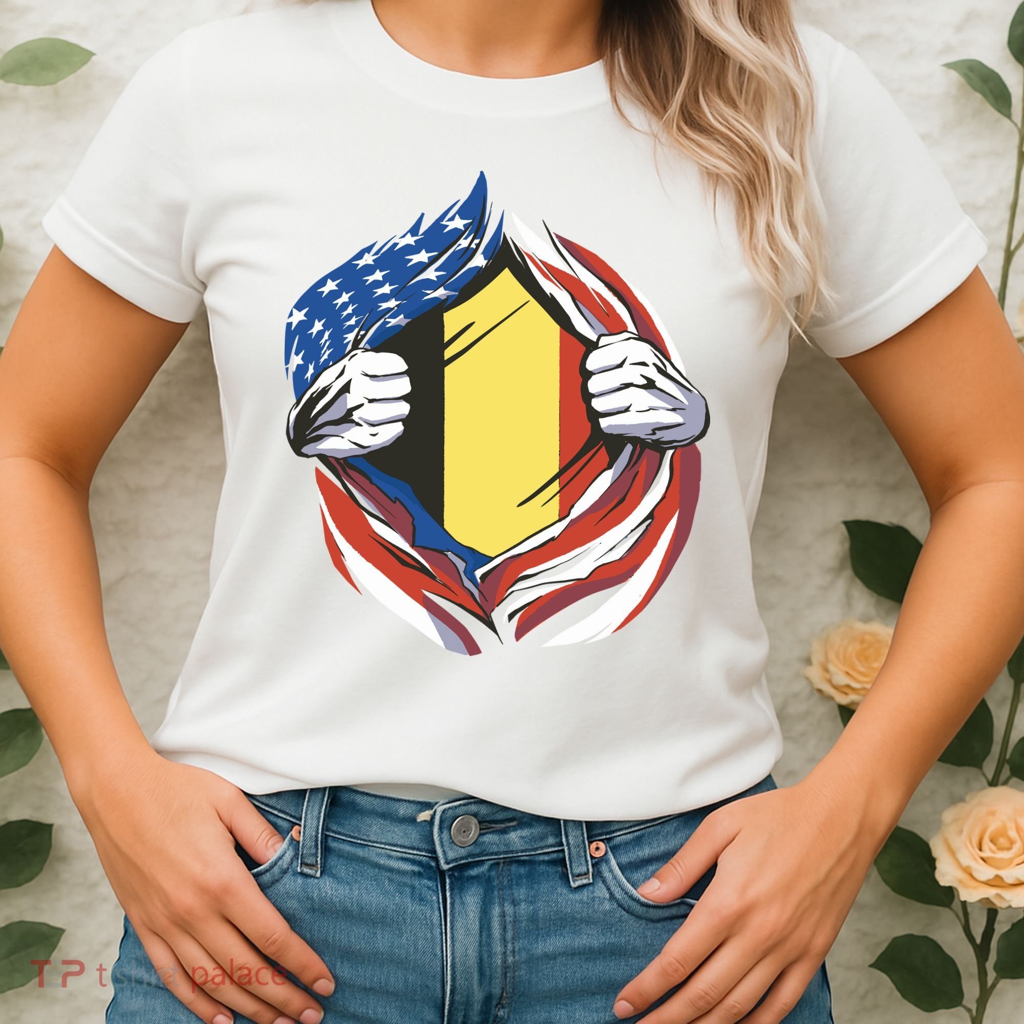 Germany And United States Flag Women's T-Shirt
