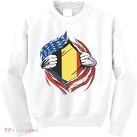 Germany And United States Flag Kids Sweatshirt thumb 0