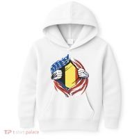 Germany And United States Flag Kids Hoodie thumb 0