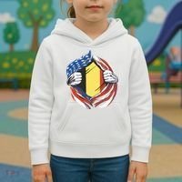 Germany And United States Flag Kids Hoodie thumb 3