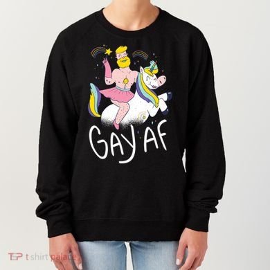Gay AF Unicorn Women's Sweatshirt