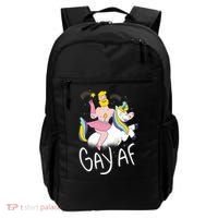 Gay AF Unicorn Backpack thumb 0