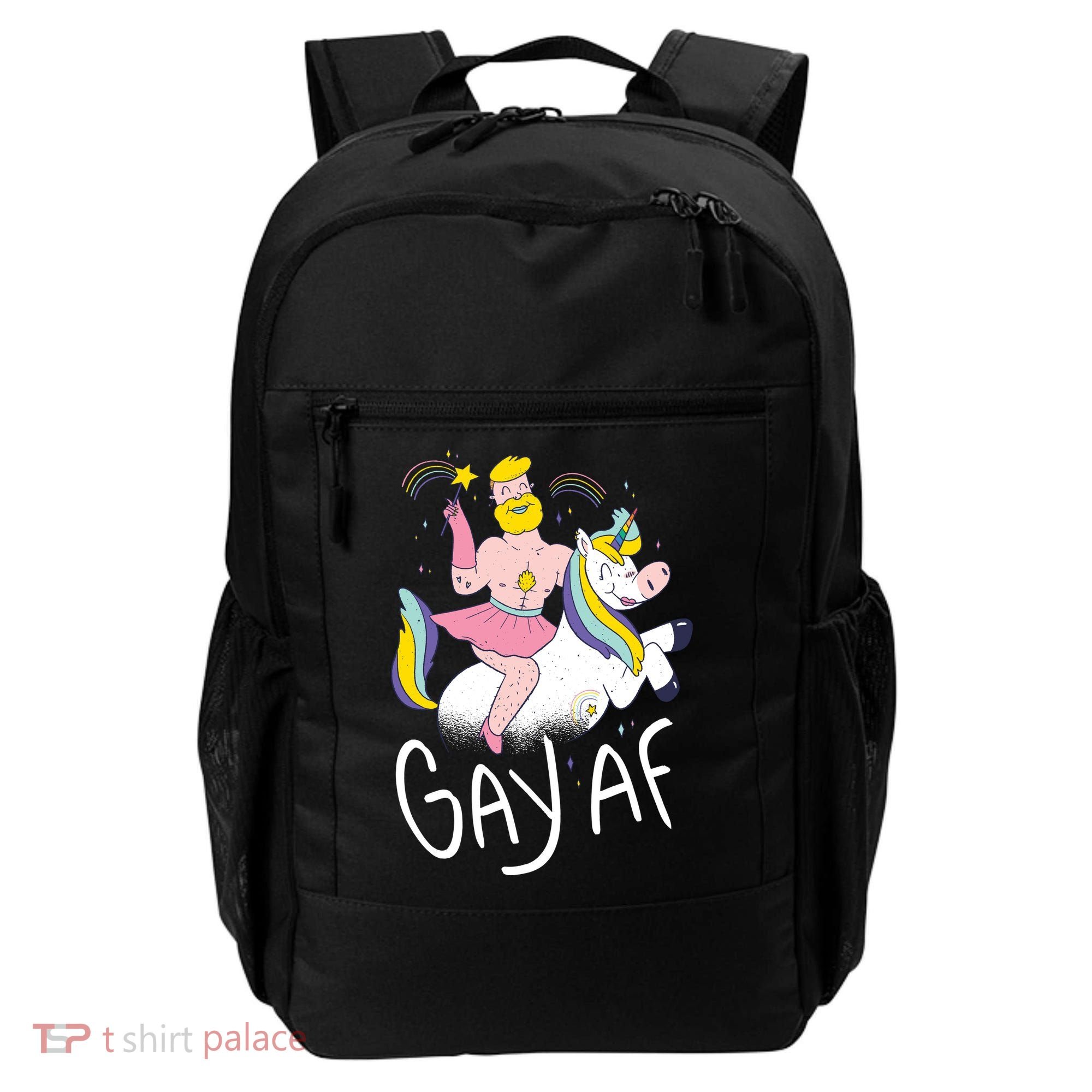 Gay AF Unicorn Backpack