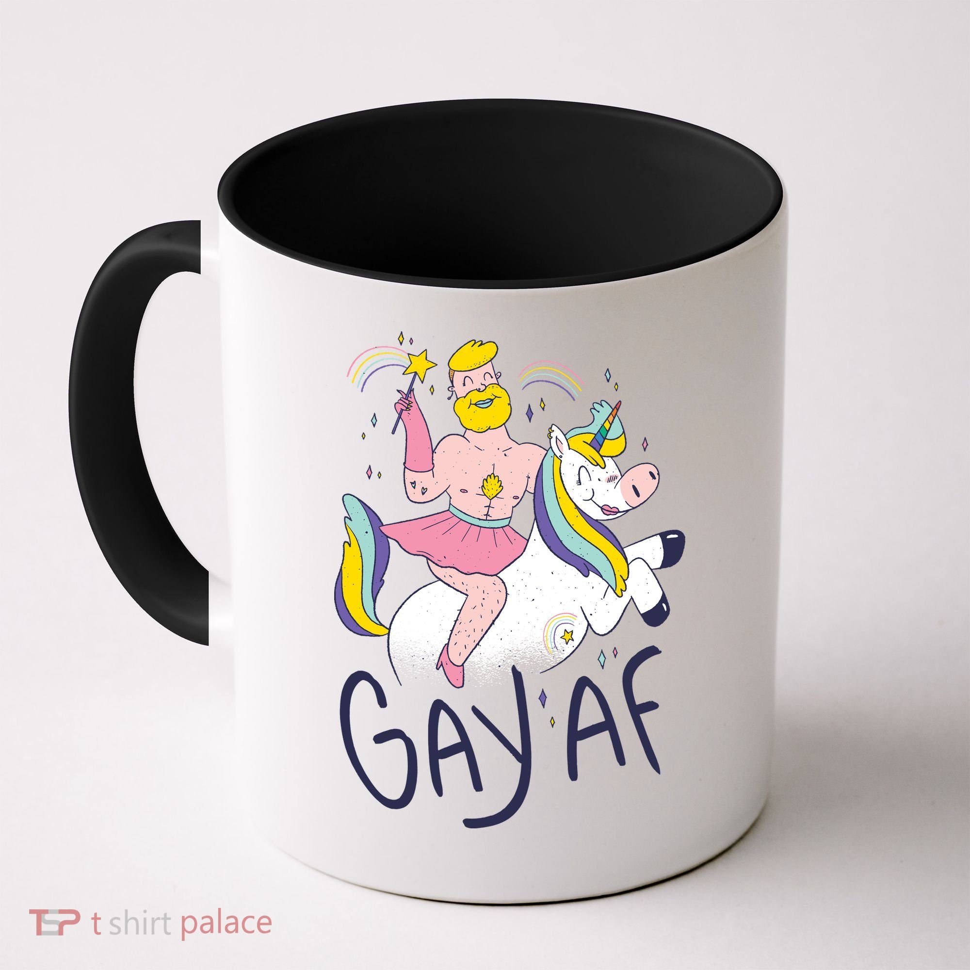 Gay AF Unicorn Coffee Mug