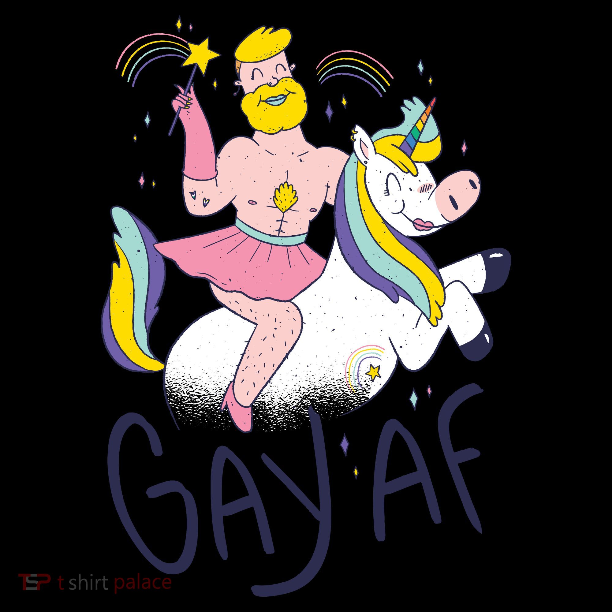 Gay AF Unicorn Coffee Mug