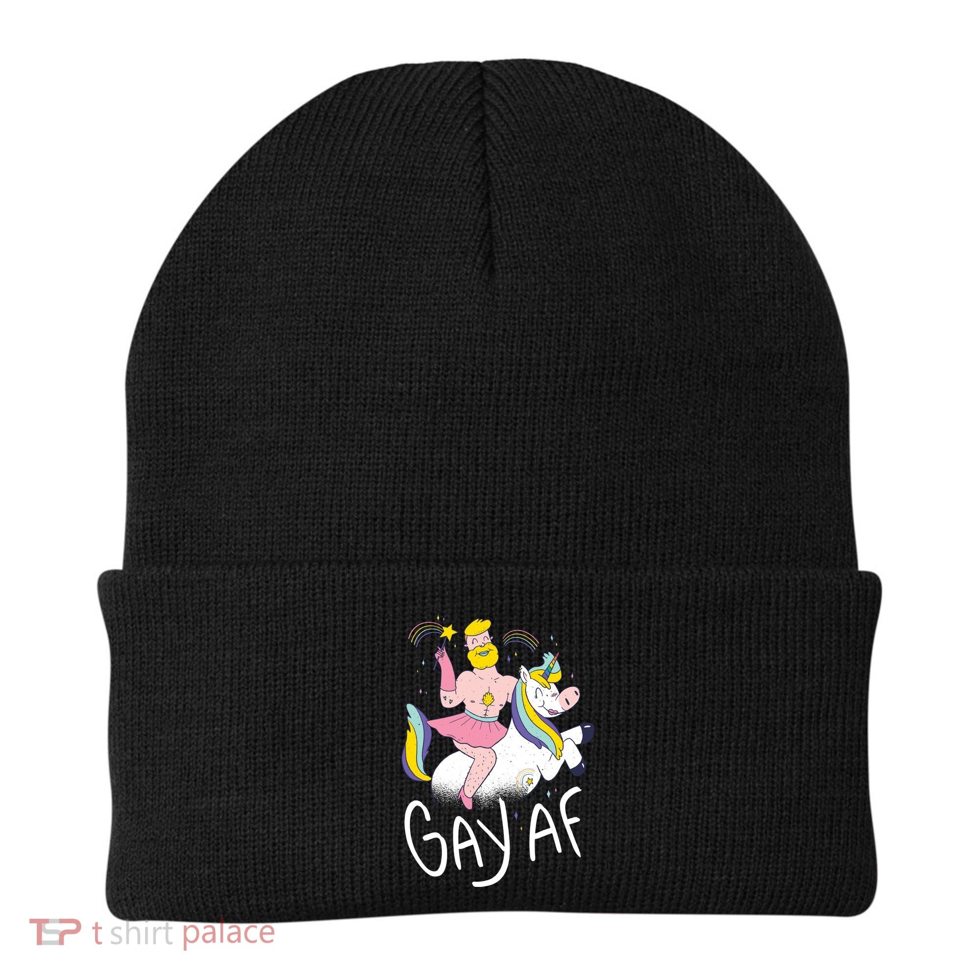 Gay AF Unicorn Beanie