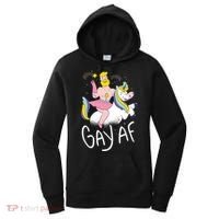 Gay AF Unicorn Women's Hoodie thumb 0