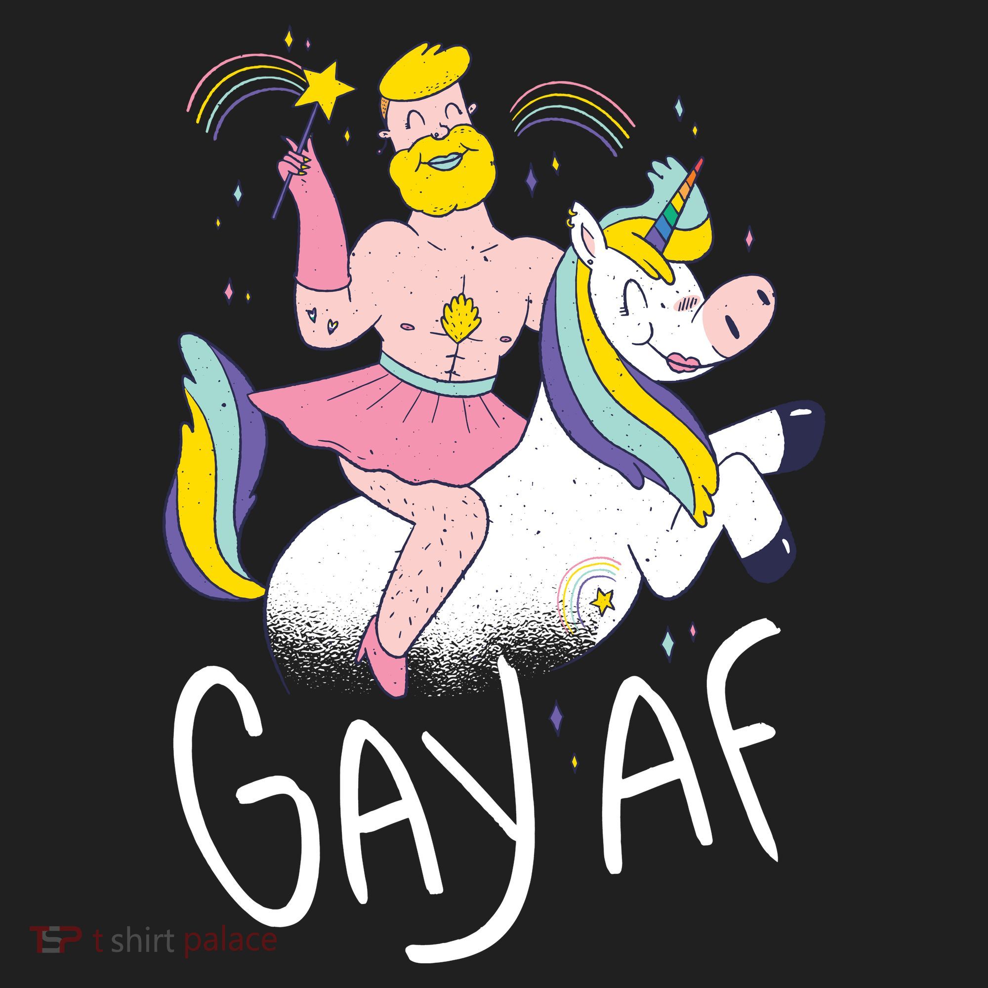 Gay AF Unicorn Tumbler