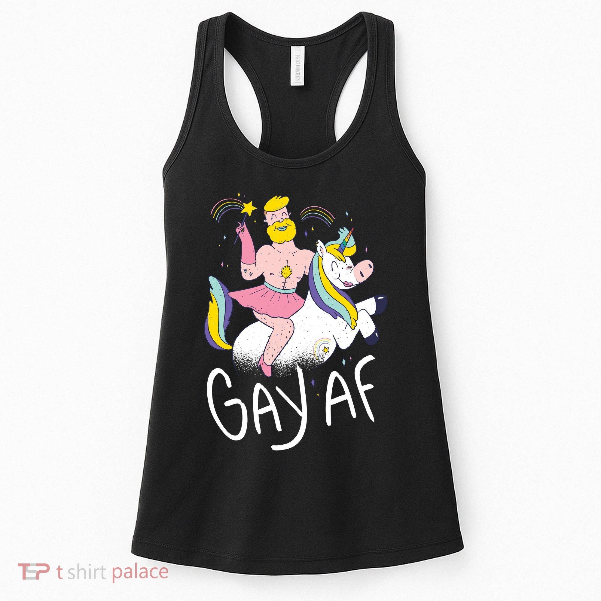 Gay AF Unicorn Women's Tank Top