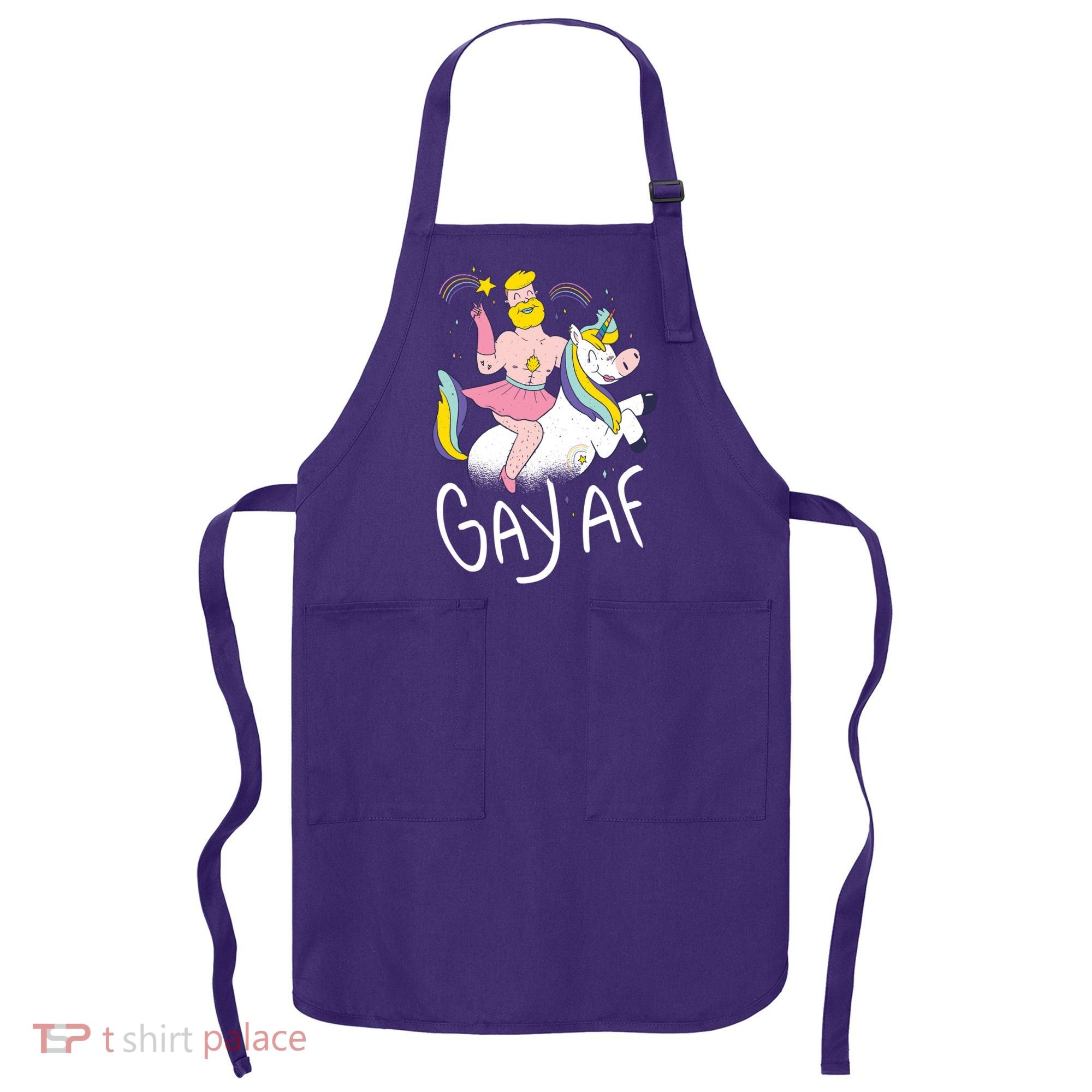 Gay AF Unicorn Apron