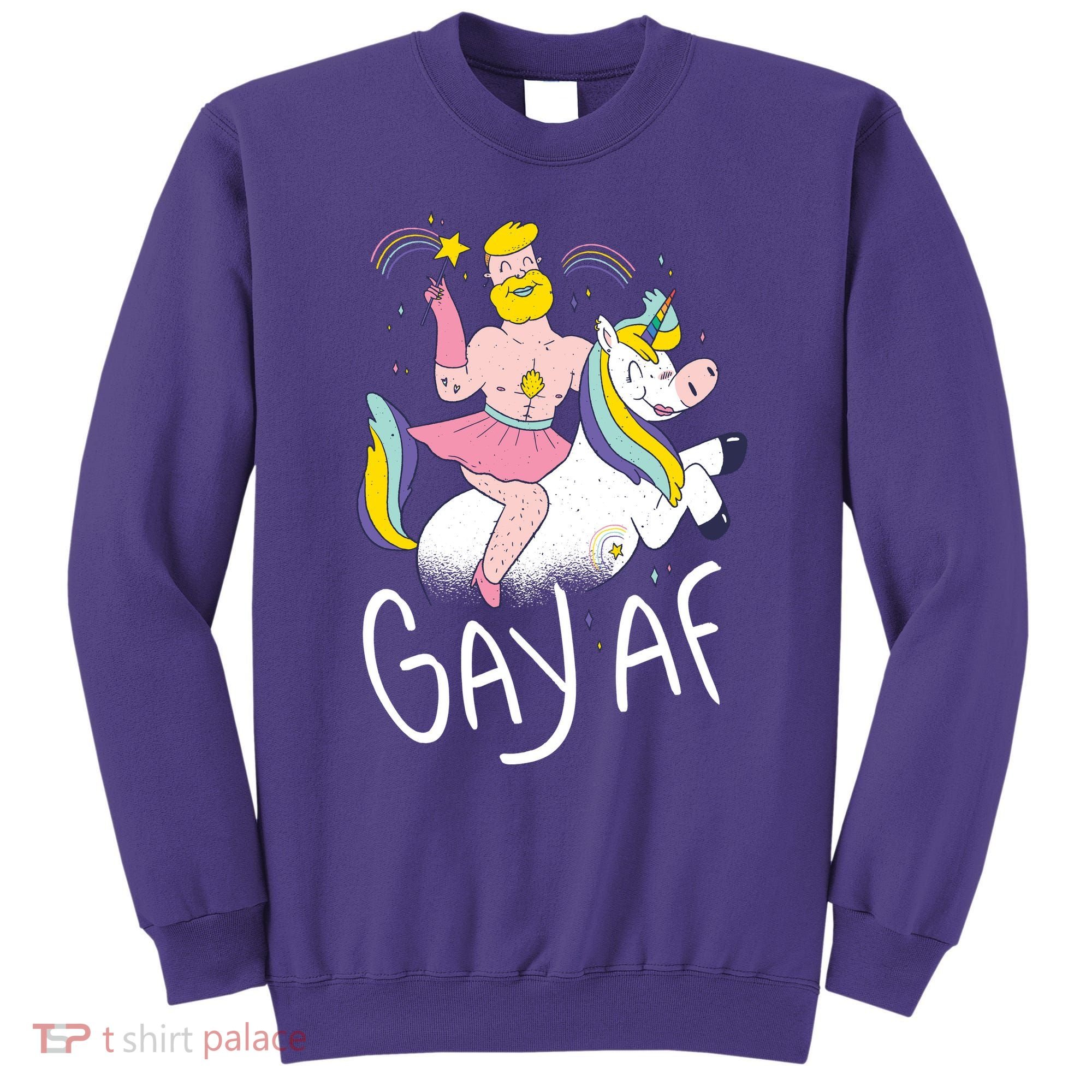 Gay AF Unicorn Sweatshirt