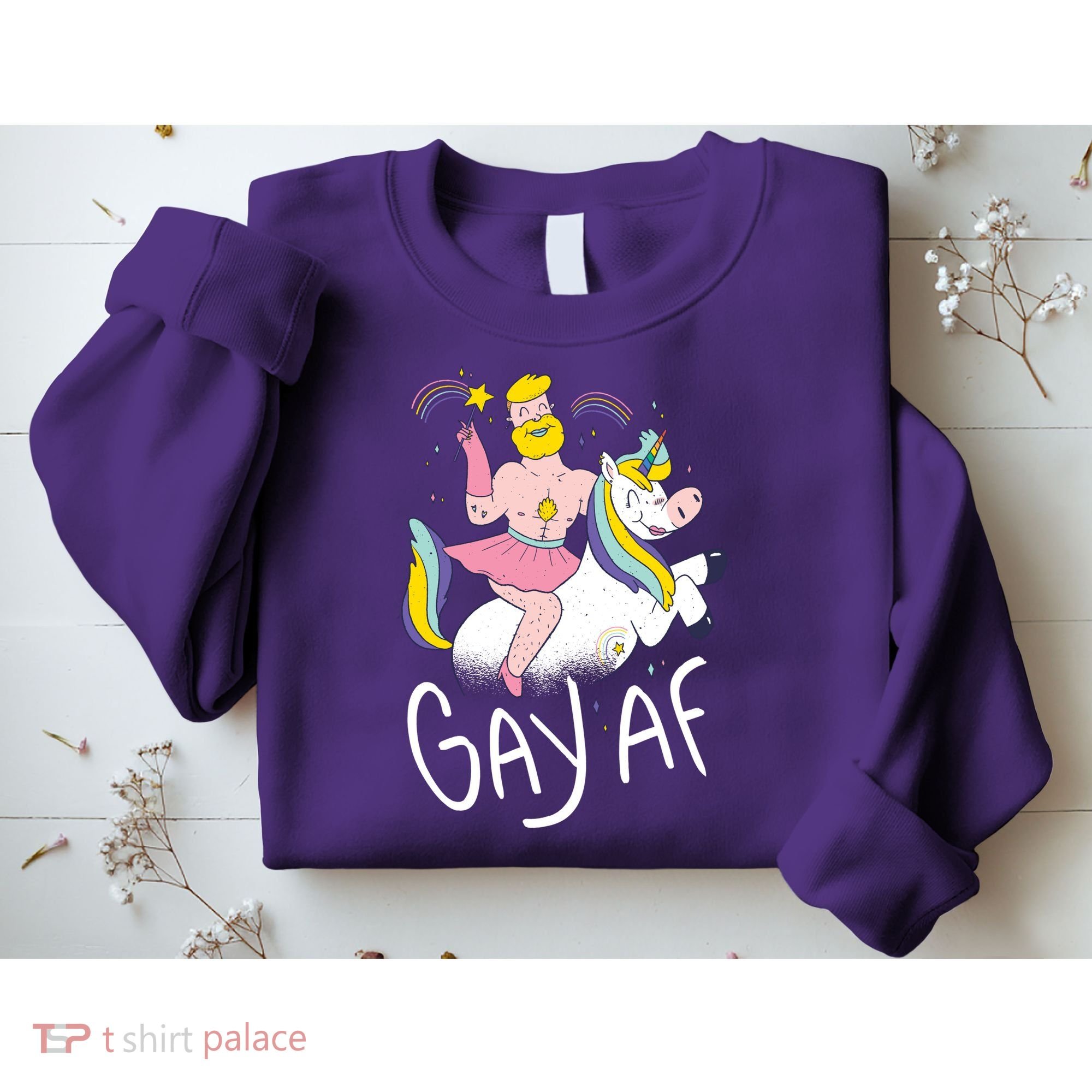 Gay AF Unicorn Sweatshirt