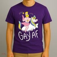Gay AF Unicorn T-Shirt thumb 3