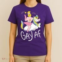 Gay AF Unicorn T-Shirt thumb 4