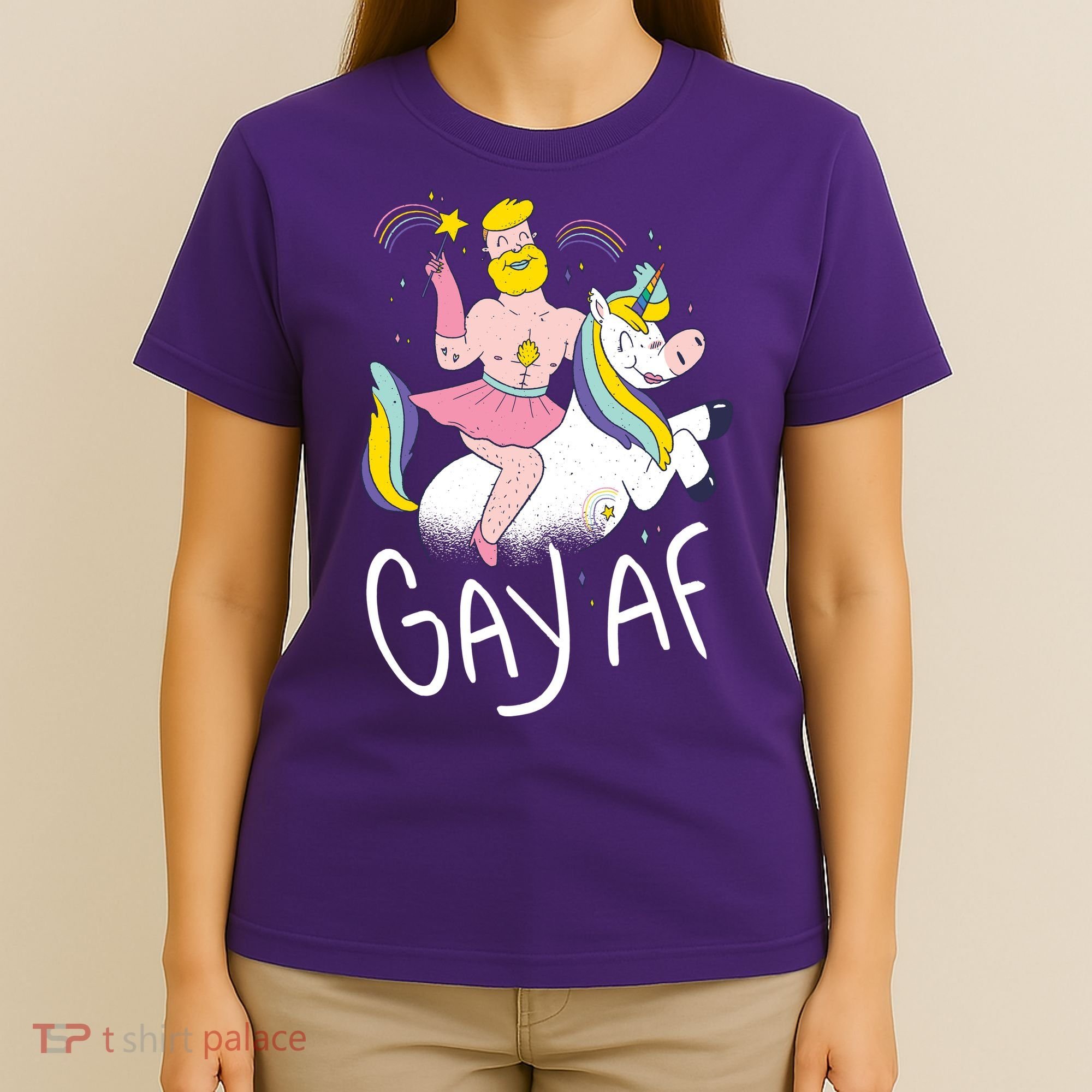 Gay AF Unicorn T-Shirt