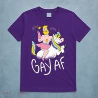 Gay AF Unicorn T-Shirt thumb 5