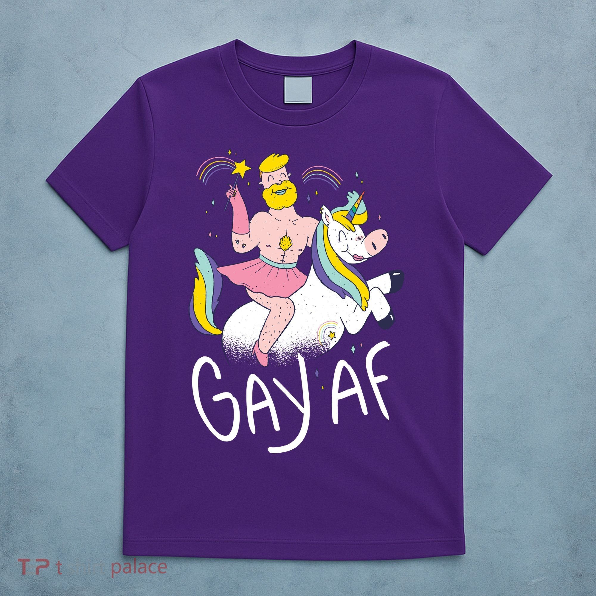 Gay AF Unicorn T-Shirt