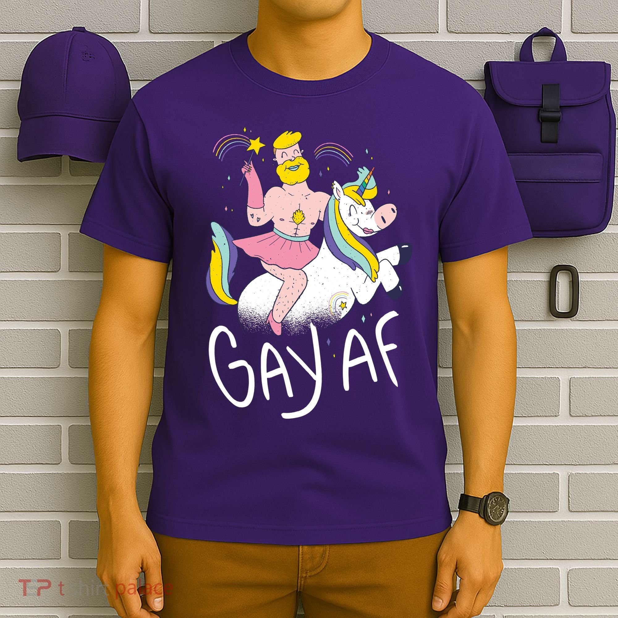 Gay AF Unicorn T-Shirt