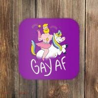 Gay AF Unicorn Coaster thumb 0