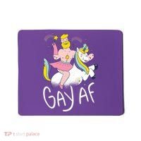 Gay AF Unicorn Mousepad thumb 0