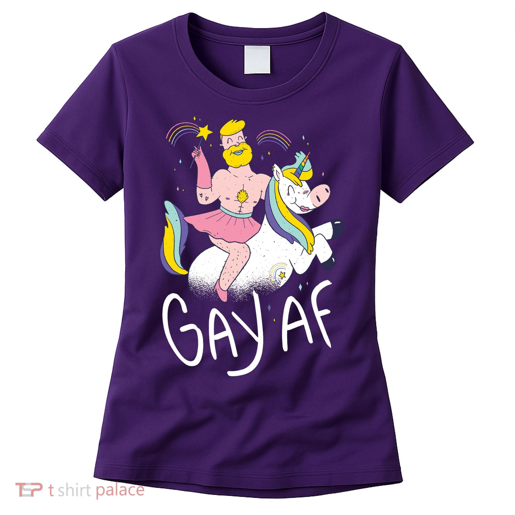 Gay AF Unicorn Women's T-Shirt
