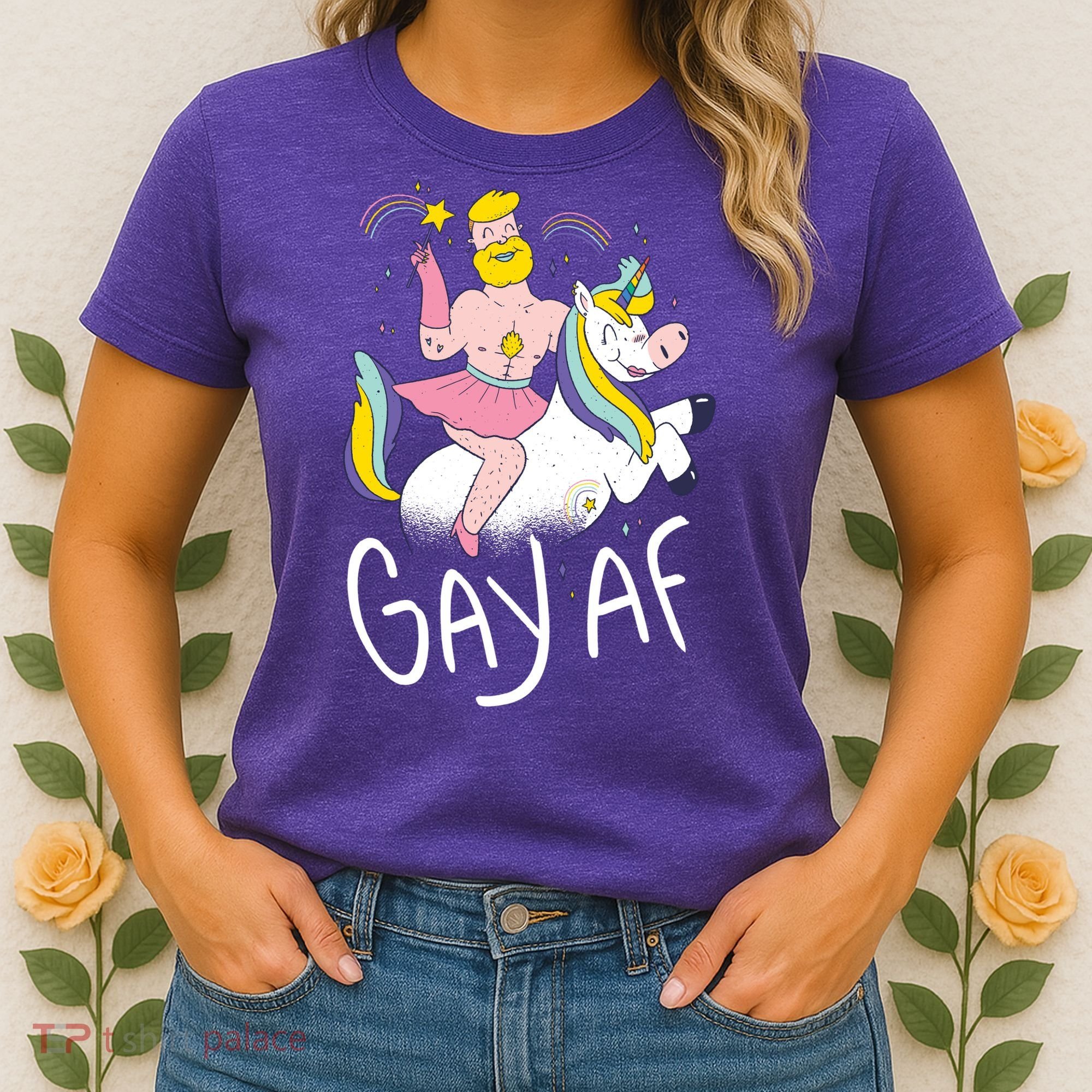 Gay AF Unicorn Women's T-Shirt