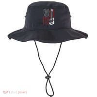 Guitar American US Flag Music Player Electric Guitarist Bucket Hat thumb 0
