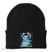 Gamesolotl Axolotl Video Gamer Kawaii Pastel Goth Cute Anime Beanie thumb 0