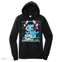 Gamesolotl Axolotl Video Gamer Kawaii Pastel Goth Cute Anime Women's Hoodie thumb 0