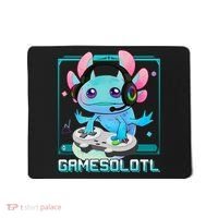 Gamesolotl Axolotl Video Gamer Kawaii Pastel Goth Cute Anime Mousepad thumb 0