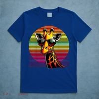 Giraffe Animal Vintage Sunglasses Giraffe T-Shirt thumb 5