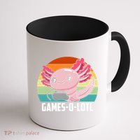 Gamesolotl Axolotl Video Games Gaming Lover Geek Gamer Pun  Coffee Mug thumb 1
