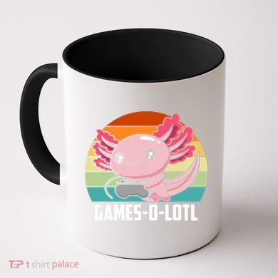 Gamesolotl Axolotl Video Games Gaming Lover Geek Gamer Pun  Coffee Mug
